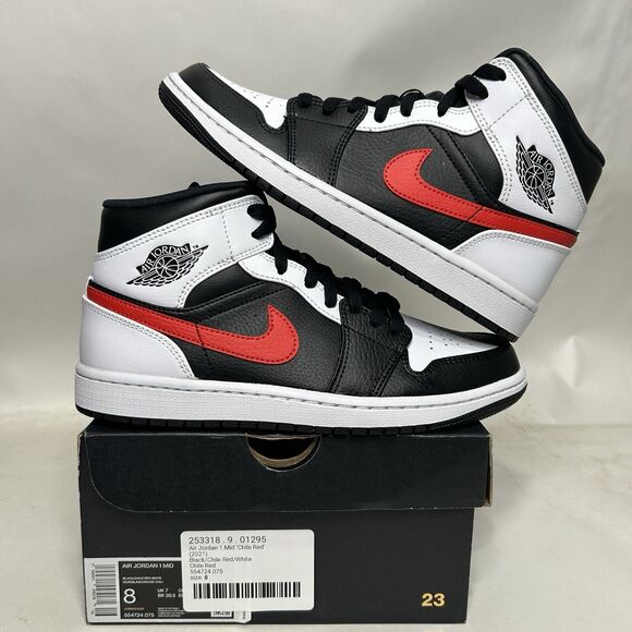 Nike Shoes Air Jordan 1 Mid Retro “Chile Red” 2024